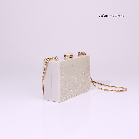 Kate Spade What The Shell Ocean Scene Resin Frame Clutch Crossbody - Picture 5 of 13